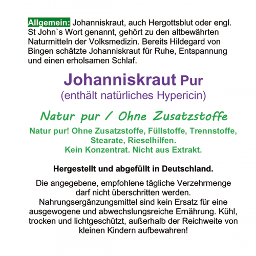 Johanniskraut Ruhe & Entspannung 120 Kapseln