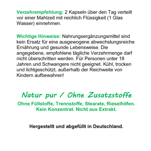 WEISSDORN Weißdorn 180 Kapseln - HERZKRAUT HERZ & KREISLAUF in SCHWUNG [BLÄTTER + BLÜTEN + BEEREN] NATUR pur NICHT Hochdosiert [OHNE Zusatzstoffe].