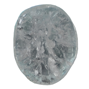 Bergkristall Schlaf-Stein mit Täschchen und Beschreibung ca. 3-5cm