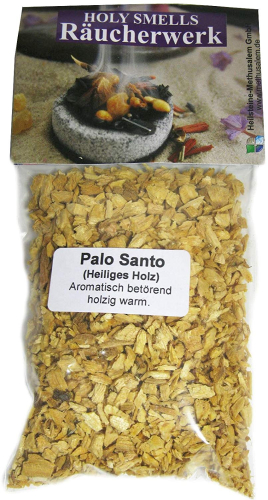 Palo-Santo Holz Granulat 2x 60ml Räucherwerk 6-tlg Set zum räuchern für Rauhnächte Schutz Hausreinigung Meditation.