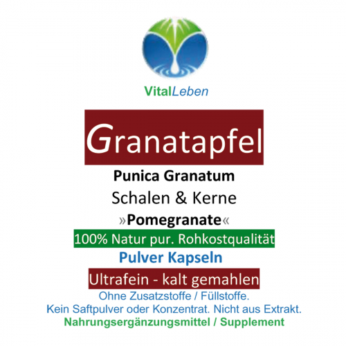 Granatapfel 720 (4x180) Pulver Kapseln