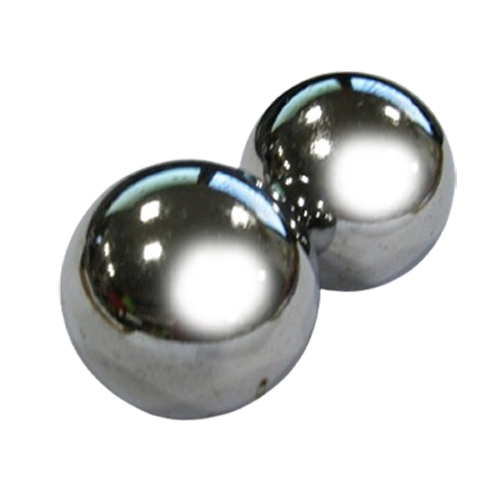 Qui Gong Kugel Paar silber ca. 3,9 cm