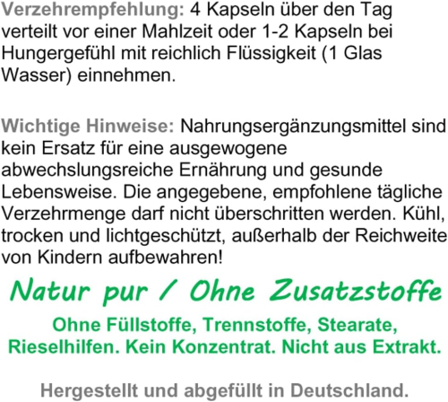 STOFFWECHSEL anregen, beschleunigen 120 Kapseln TOP-5 Komplex: Chili, Ingwer, Grüntee, Zimt, Ashwagandha.