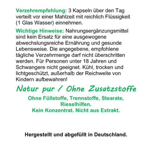 Echte Goldrute Solidago 180 Pulver Kapseln Nieren Blase Harnwege [OHNE Zusatzstoffe]