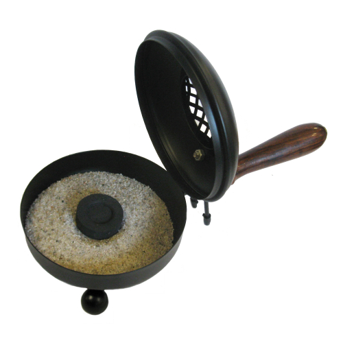 Räucherset 5-tlg Energetische Hausreinigung mit schwarzer Räucherpfanne XL