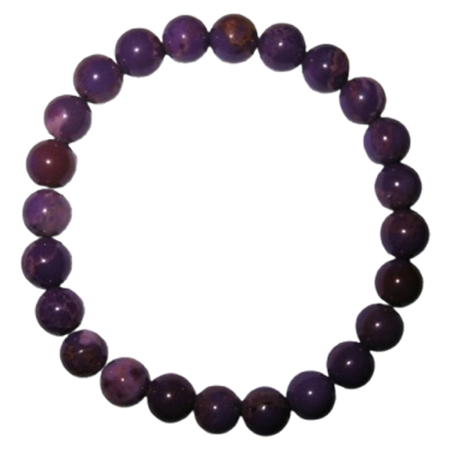 SUGILITH Armband Edelstein SCHMUCK 8mm Kugeln elastisches Kugelarmband