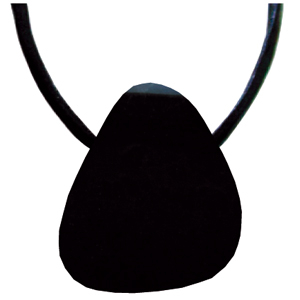 Onyx schwarz Anhänger gebohrt ca. 2-4cm