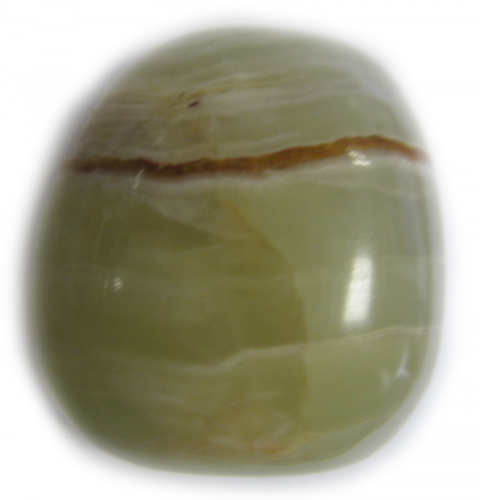 Onyx grün Schmeichelstein ca. 2-4cm