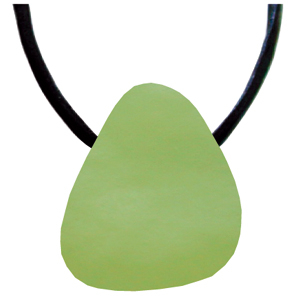 Jade grün Schmeichelstein gebohrt ca. 2-4cm