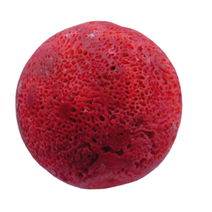 Schaumkoralle rot Schmeichelstein ca. 2-4cm