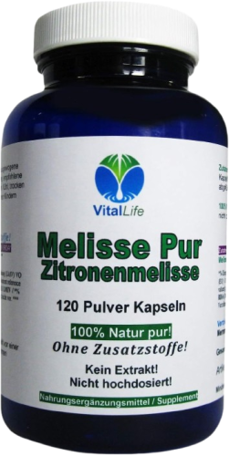 Melisse Zitronenmelisse 120 Kapseln NERVENKRAUT FRAUENWOHL HERZTROST 100% NATUR PUR - OHNE Zusatzstoffe!