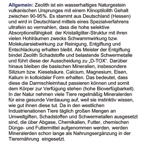 Zeolith Klinoptilolith 200 Pulver Kapseln