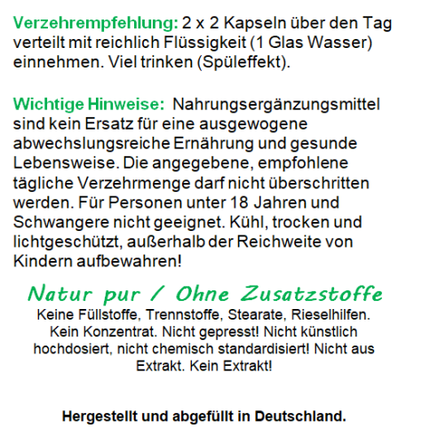 Kapuzinerkresse (Gesundheitspflanze des Jahres 2013) enthält Senföle Isothiocyanate, Senfölglykoside, Glucosinolate, die über antibiotische, desinfizierende und keimhemmende Eigenschaften verfügen und helfen können z.B. Keimen, Bakterien, Viren und Cand