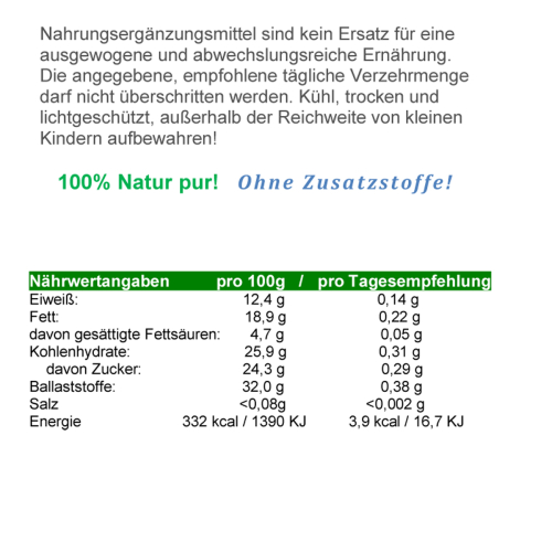 Koriander Cilantro Blätter & Samen 720 (4x180) Pulver Kapseln Natur Pur KEIN Extrakt OHNE Zusatzstoffe.