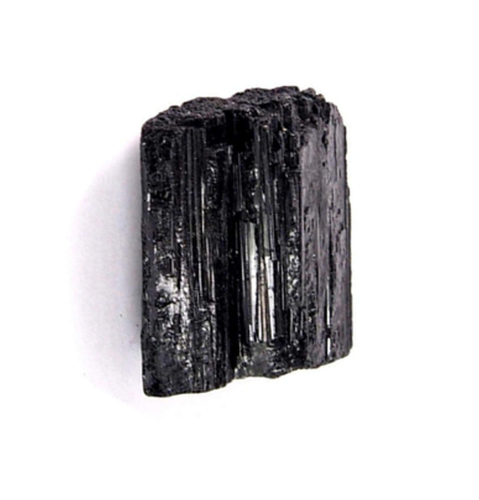 Schwarzer Turmalin Schutzstein [100-200g] SCHÖRL | Energievampire abwehren! ►Mit Täschchen.