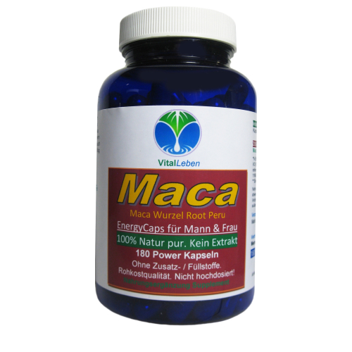 Maca Wurzel EnergyCaps für Mann & Frau 720 Kapseln