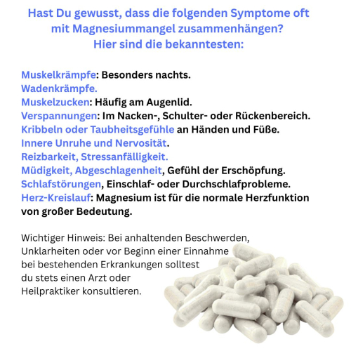 Magnesium Citrat 180 Pulver Kapseln organisches PREMIUM TRI-MAGNESIUMCITRAT. Elementar. OHNE ZUSATZSTOFFE. Schnelle Aufnahme. HOHE BIOVERFÜGBARKEIT. Nie mehr Magnesiummangel ►Dein täglicher Helfer für Muskeln, Nerven, Energie, weniger Müdigkeit.