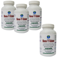 Nierenkapseln 11 Nierenkräuter 720 Nieren Kräuter Kapseln [3 + 1 Dose Bonus]