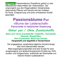 Passionsblume Pur Passiflora 180 Pulver Kapseln