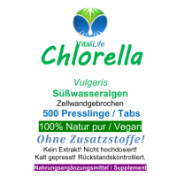 Chlorella Vulgaris 500 Presslinge