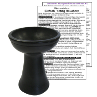 Räucherkelch Naturstein schwarz ca. 11cm x 9cm