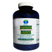 Hagebutte natürliches Vitamin-C 360 Pulver Kapseln