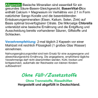 Basen Vital Sango Koralle + Citrate + Chlorella 120 Kapseln