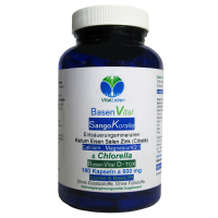 Basen Vital Sango Koralle + Citrate + Chlorella 180 Kapseln