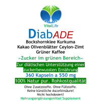 DiabADE Blutzucker Balance 360 Kapseln