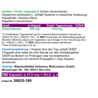 Johanniskraut Ruhe & Entspannung 180 Kapseln