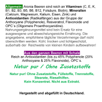 Aronia Beeren OPC Cell Zell/Protect 180 Pulver Kapseln Vitamine & Mineralien