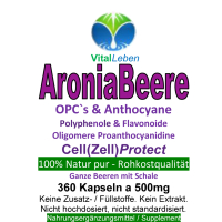 Aronia Beeren OPC Cell Zell/Protect 360 Kapseln Vitamine & Mineralien
