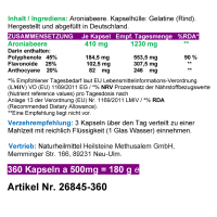 Aronia Beeren OPC Cell Zell/Protect 360 Kapseln Vitamine & Mineralien