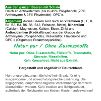 Aroniabeere OPC + Antioxidantien + Vitamine C+E+K - 720 Kapseln