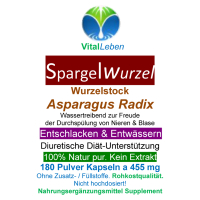Spargel Spargelwurzel 720 Kapseln Asparagus, Shatavari NATUR ADAPTOGEN. OHNE Zusatzstoffe. 3 + 1 Rabatt.