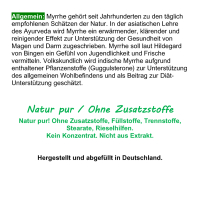 Guggul Indische Myrrhe Ayurveda Guggulsterone 720 Pulver Kapseln