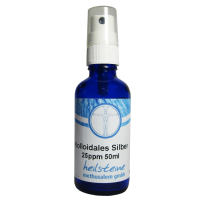 5x 50ml Kolloidales Silber & Spray 25 PPM (250ml) 9-tlg