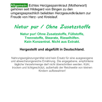 Echtes Herzgespann nach Hildegard von Bingen 720 Pulver Kapseln