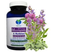 Rotklee & Mönchspfeffer 120 Kapseln Meno Fit - Hormon Balance Frauenleiden Wechseljahre Menopause - NATUR pur Isoflavone & Phytohormone. KEIN EXTRAKT! OHNE ZUSATZSTOFFE. ►2 Monate Vorrat.
