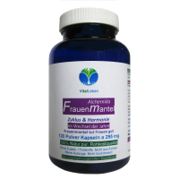 Frauenmantel 120 Kapseln HARMONIE für Zyklus, Menstruation, Wechseljahre. 100% NATÜRLICH für JEDE Frau [OHNE Zusatzstoffe].