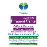 Frauenmantel Zyklus & Harmonie 720 Pulver Kapseln