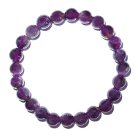 AMETHYST SCHMUCK Armband Edelstein CHAKRA Kugelarmband 8mm Kugeln