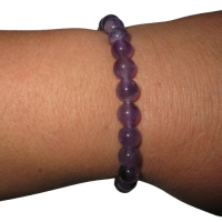 AMETHYST SCHMUCK Armband Edelstein CHAKRA Kugelarmband 8mm Kugeln