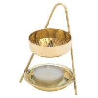 Räucherstövchen Messing Weihrauchbrenner 6-tlg Räucherset