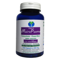 Potenzholz Muira Puama 120 Kapseln Potenzbaum - Natur pur. OHNE ZUSATZSTOFFE.