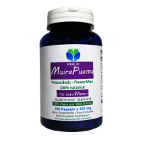 Potenzholz Muira Puama 720 Kapseln Potenzbaum ►3+1 GRATIS - Natur pur. OHNE ZUSATZSTOFFE!