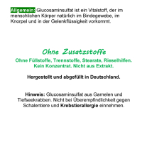 Glucosamin Glucosaminsulfat 120 Pulver Kapseln