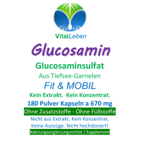 Glucosamin Glucosaminsulfat 720 Pulver Kapseln
