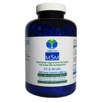 MSM Natürlicher organischer Schwefel Fit & Mobil 360 Pulver Kapseln