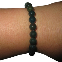 Heliotrop 8mm Kugelarmband Edelsteinarmband